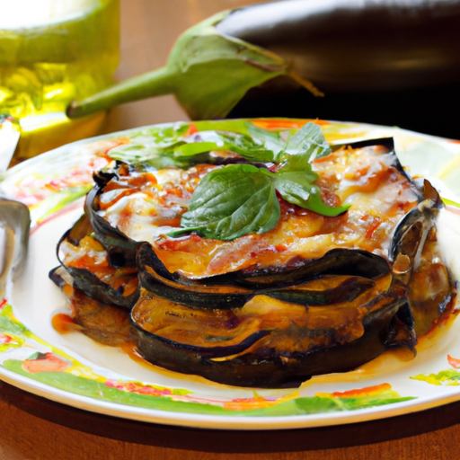 moussaka layered casserole eggplant meat béchamel sauce